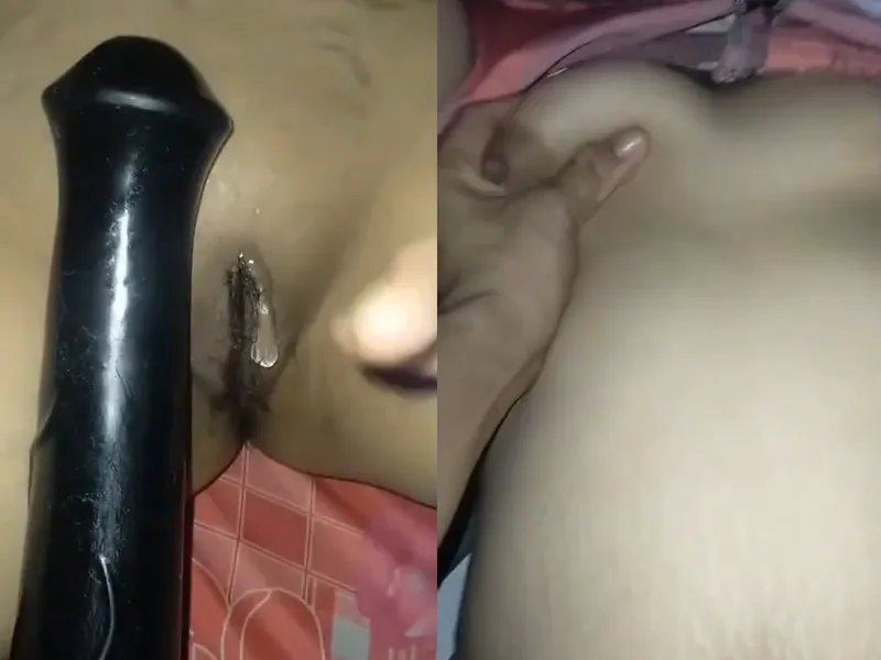 Tình nhân xinh tươi vú to cô bé múp móc lồn bằng sextoy cực sướng